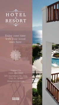Simple Hotel and Resort Template Instagram Story