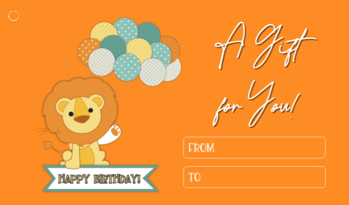 simple joyful and minimal birthday tags template