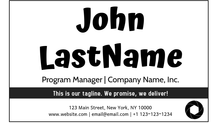 Simple Label Template | PosterMyWall