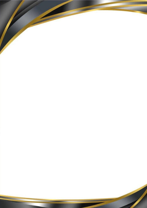 Simple Modern Frame Template A4