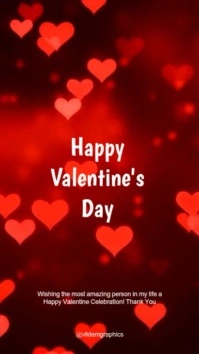 Simple Modern Luxury Valentine Day Mobile Video Instagram Reel template