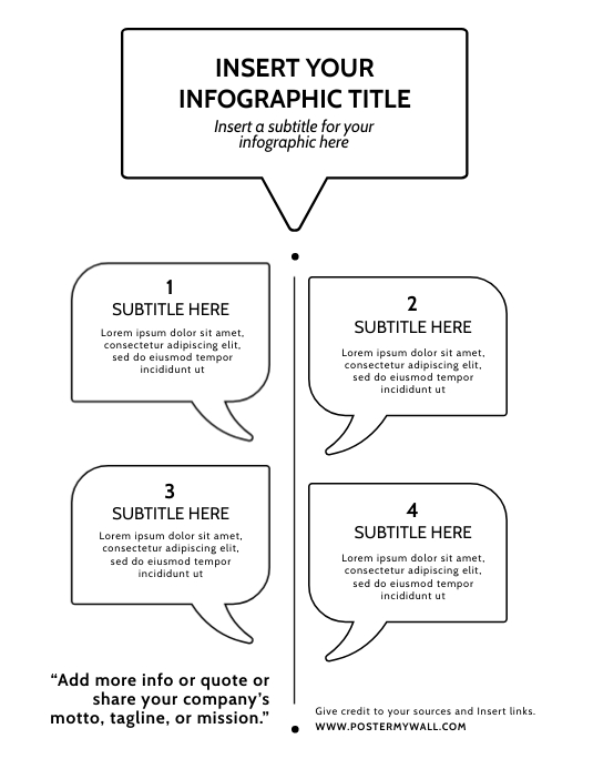 Simple Printable Infographic Template PosterMyWall