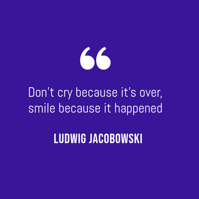 Simple Quote Testimonial - Purple, White Instagram Post template