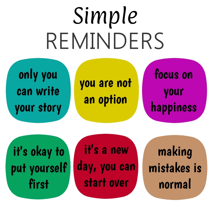 Simple Reminders Poster Template | PosterMyWall