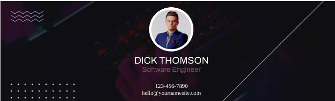 Simple Software Engineer LinkedIn Banner Template | PosterMyWall