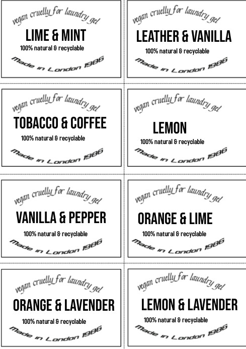 Simple Spice Labels Document Template PosterMyWall