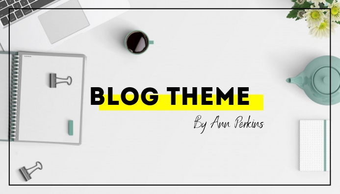 Simple Stylish Blog Header Template | PosterMyWall