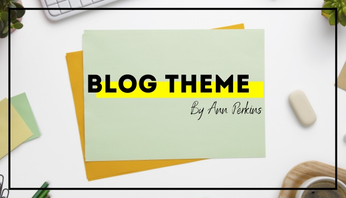 Simple Stylish Modern Blog Header Template | PosterMyWall