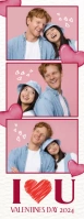 Simple Valentines Photobooth Half Page Letter template