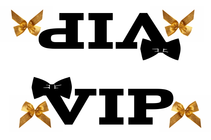 Simple VIP sign | PosterMyWall