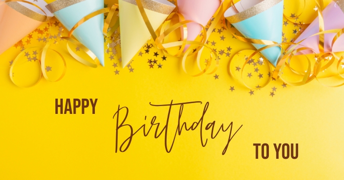 Birthday Yellow Birthday Series Yellow Sticker Pinholes