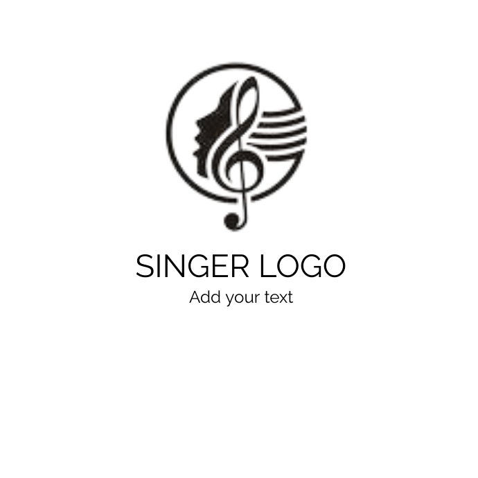 SINGER LOGO Template | PosterMyWall