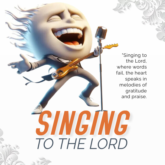 Singing Template | PosterMyWall