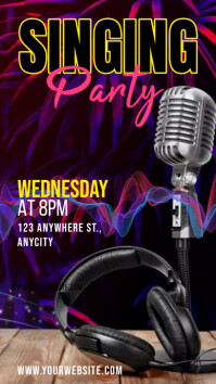 Singing Party Template | PosterMyWall