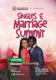 Singles and Marriage Summit A4 template