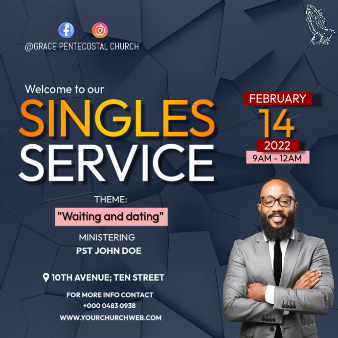 Copy of singles service | PosterMyWall