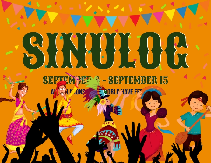 Sinulog Ads Flyer (US Letter) template