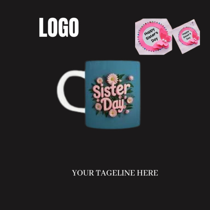 Sisters' Day Logo template