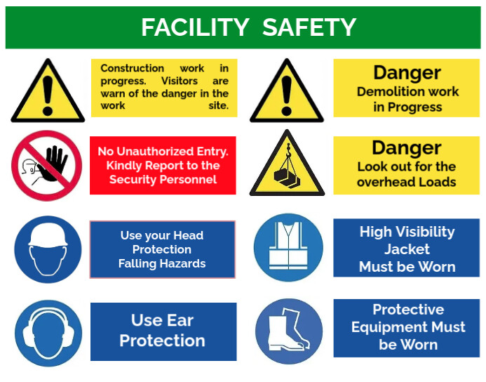 SITE SAFETY Template | PosterMyWall