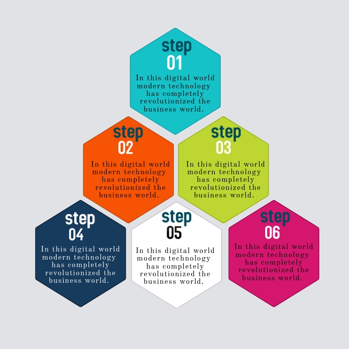 Six Steps Template | PosterMyWall