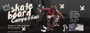 Skateboard Championship Portada de Facebook template