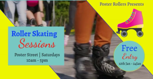 skating Facebook Event Cover template