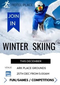 Ski Flyer A3 template