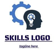 Skill Spring Logo White Skill Logo Logos Template | PosterMyWall
