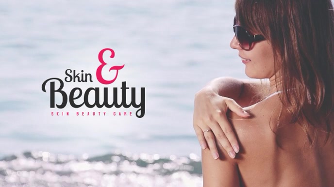 Skin & Beauty Video Template Digital Display (16:9)