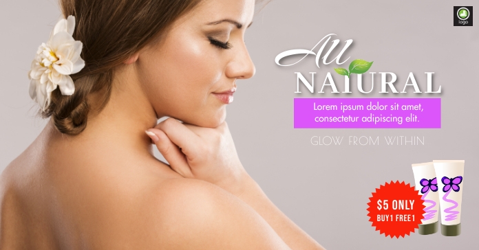 Skin Care Ad Template Postermywall