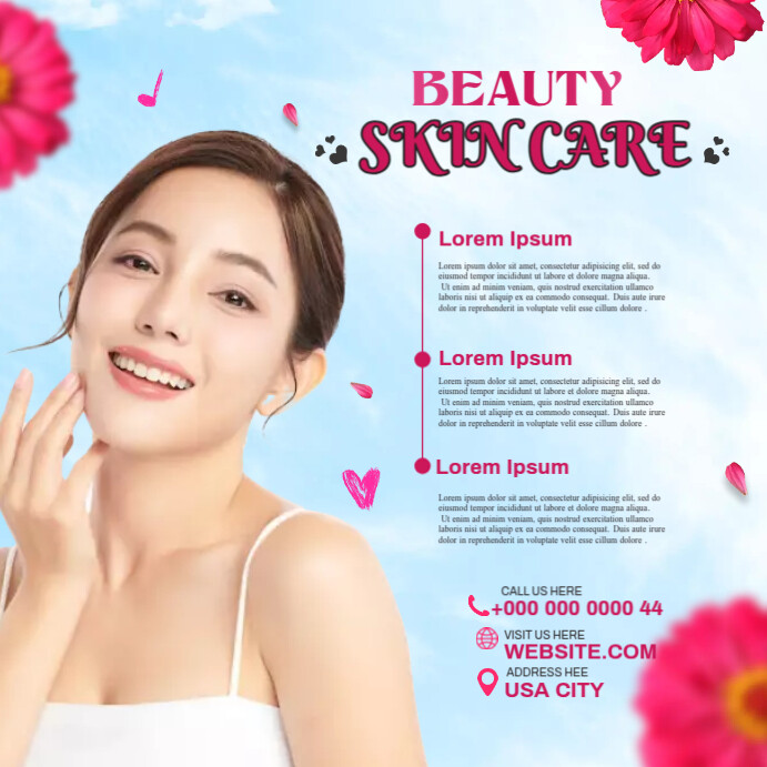 Skin Care Ads Template | PosterMyWall