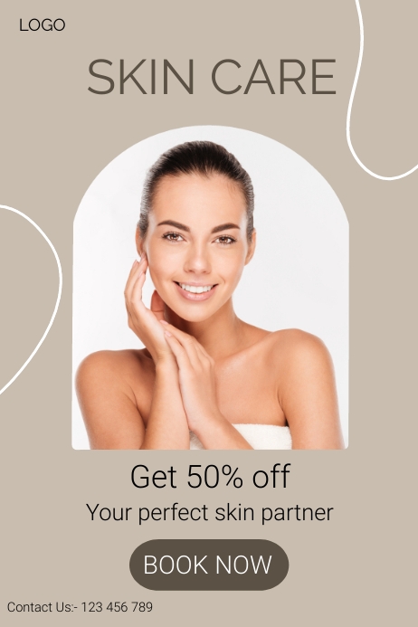 Skin care ads poster Template | PosterMyWall
