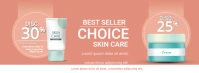Skin Care Banner Facebook-Cover template