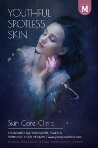 Skin Care Clinic Video Poster template
