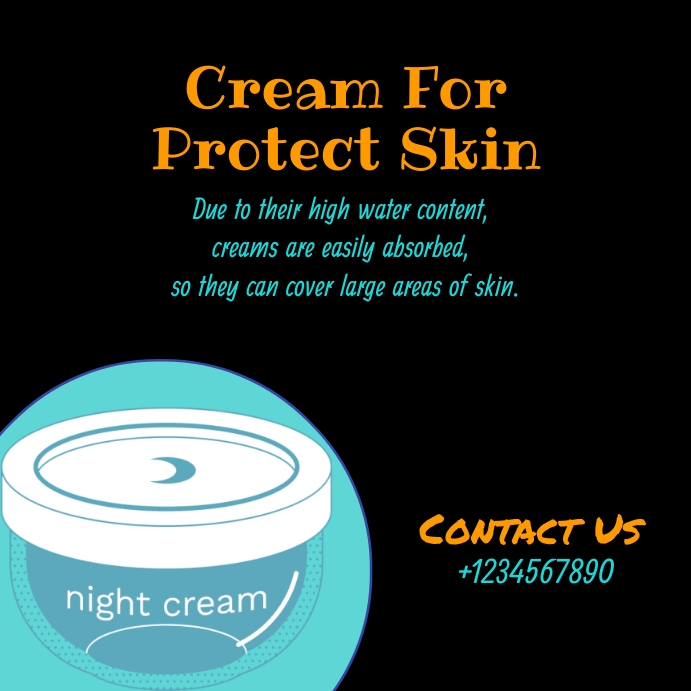 Skin Care Cream Instagram Post Template PosterMyWall