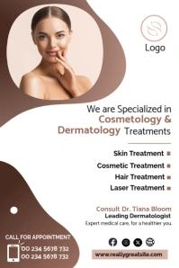 Skin care Pinterest Graphic template