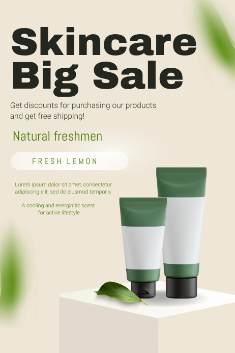 Copy of Skincare Big Sale | PosterMyWall