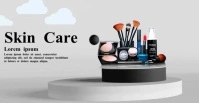 Skincare Party Video ปกอีเวนต์บน Facebook template