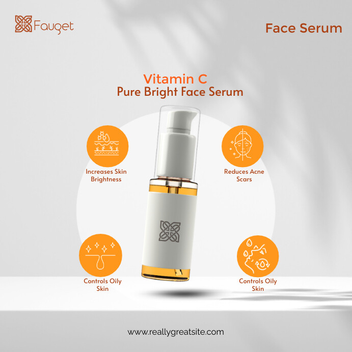skincare product features instagram post template