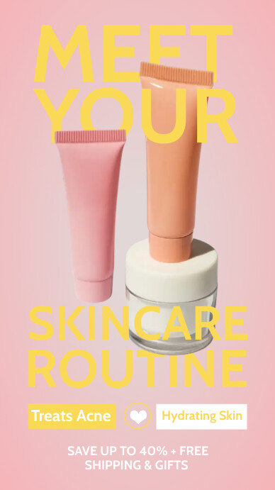 Skincare Routine Design template | PosterMyWall