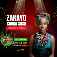 Skiza Tune Instagram Post template
