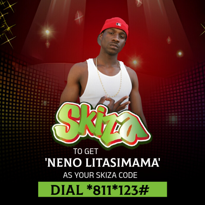 Skiza Tune Instagram Post template