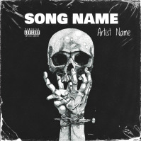 skolet Cover music Album art trap mixtape rap Template | PosterMyWall