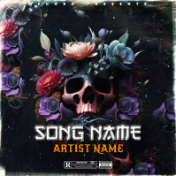 skolet Cover music Album art trap mixtape rap Template | PosterMyWall