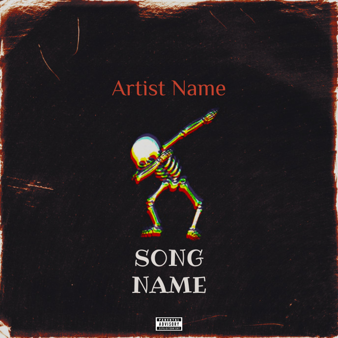 skolet Cover music Album art trap mixtape rap Template | PosterMyWall