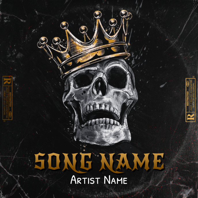 skolet Cover music Album art trap mixtape rap Template | PosterMyWall