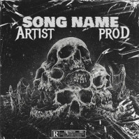 skolet Cover music Album art trap mixtape rap Template | PosterMyWall