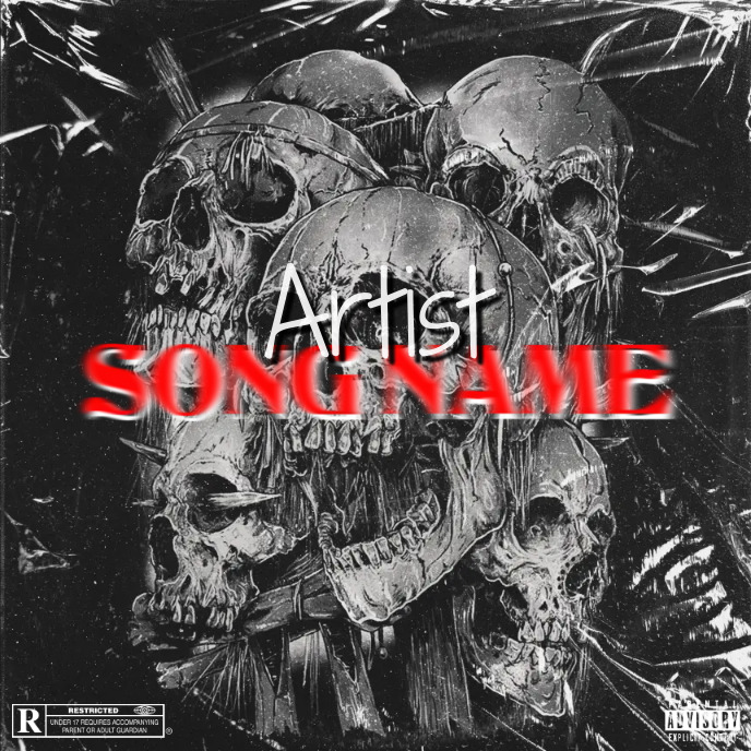skolet Cover music Album art trap mixtape rap Template | PosterMyWall