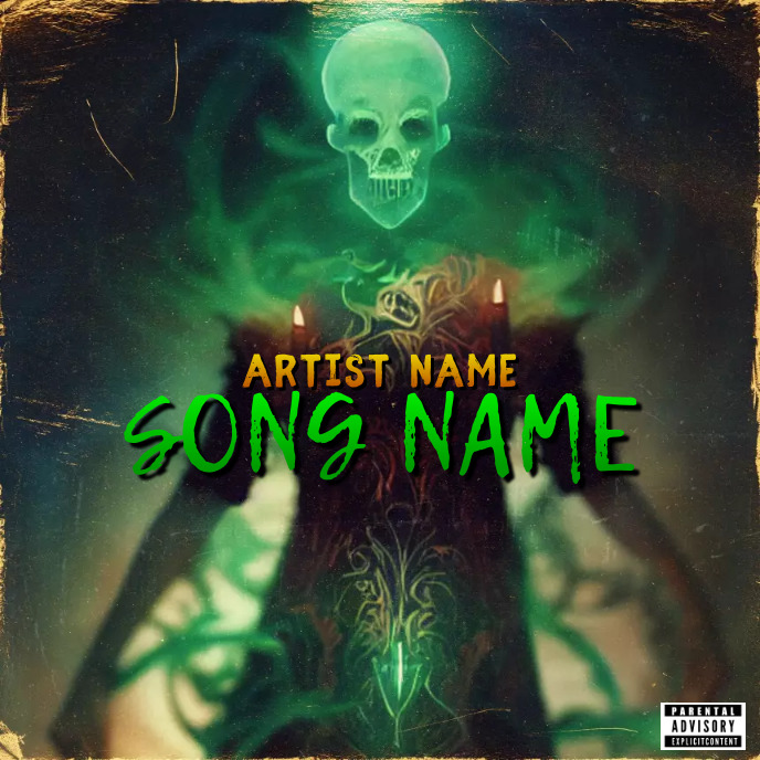 skolet Cover music Album trap mixtape king Template | PosterMyWall