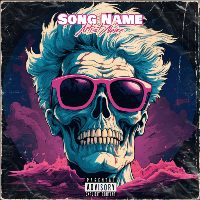 Skull Cover Album music art trap mixtape rap Template | PosterMyWall
